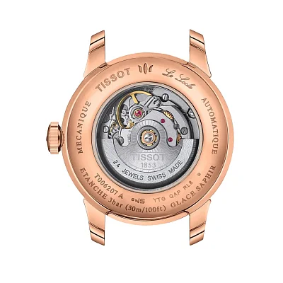 Tissot Le Locle Lady Rose Gold PVD Diamonds T006.207.33.096.00