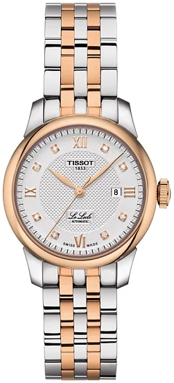 Tissot Le Locle Lady Rose Gold PVD Diamonds T0062072203600