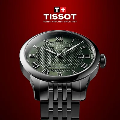 Tissot Le Locle Powermatic 80 Green Dial T006.407.11.093.00
