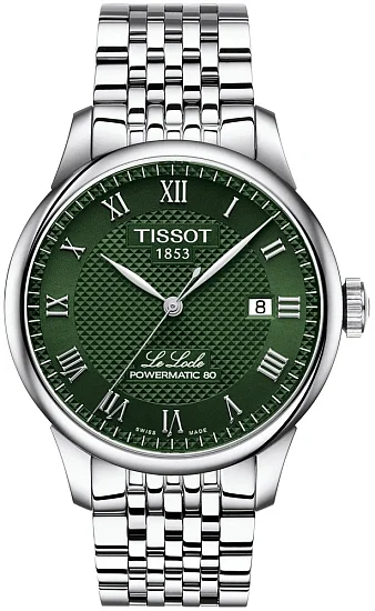 Tissot Le Locle Powermatic 80 Green Dial T0064071109300