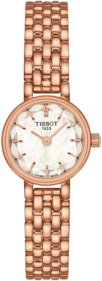 Tissot Lovely Round Pearl Dial Rose Gold PVD T1400093311100