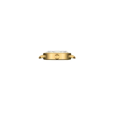 Tissot Lovely Round Burgundy Dial Burgundy Strap Yellow Gold PVD T140.009.36.371.00