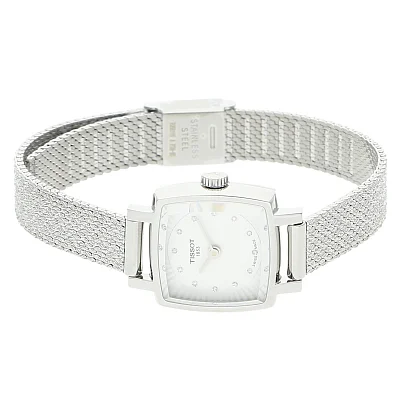 Tissot Lovely Square Mesh Silver Dial Diamonds T058.109.11.036.00
