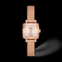  Zdjęcie 8 Tissot Lovely Square Mesh Silver Dial Rose Gold PVD Diamonds T058.109.33.456.00