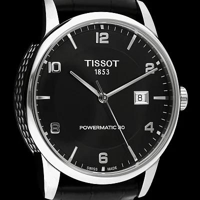 Tissot Luxury Powermatic 80 Automatic Black Dial T086.407.16.057.00