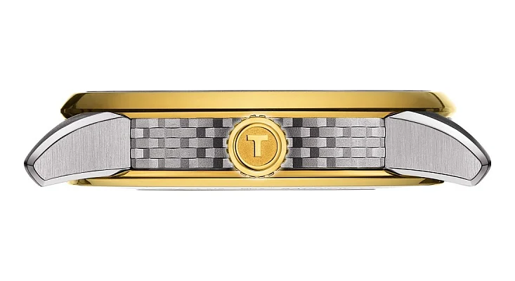 Tissot Luxury Powermatic 80 Automatic Green Dial Yellow Gold PVD T086.407.22.097.00