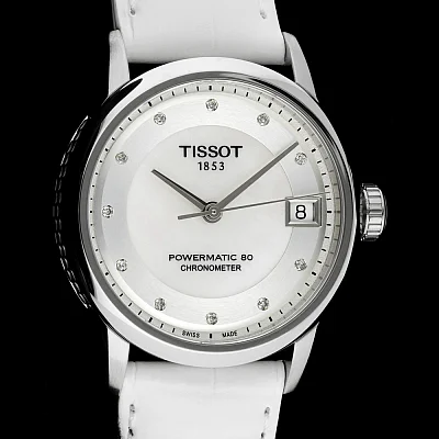 Tissot Luxury Powermatic 80 Automatic Lady Diamonds COSC Chronometer T086.208.16.116.00