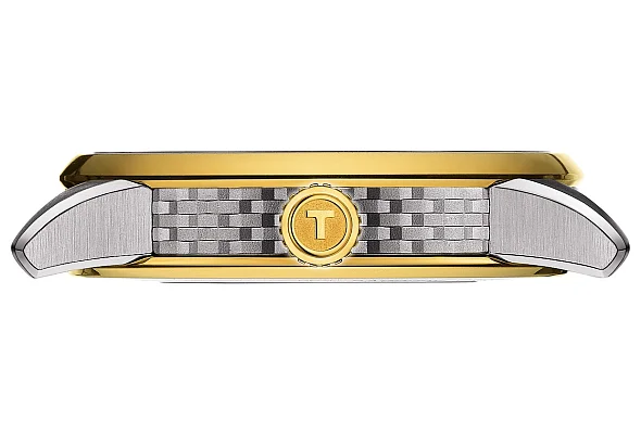 Tissot Luxury Powermatic 80 Automatic Silver Dial Yellow Gold PVD T086.407.22.037.00