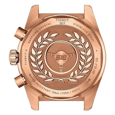 Tissot PR516 Quartz Chrono Rose Gold PVD T149.417.33.051.00