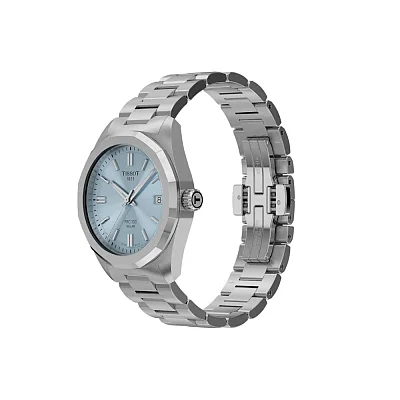 Tissot PRC 100 Lady Solar 34mm Quartz Ice Blue Dial Steel Bracelet T151.822.11.351.00