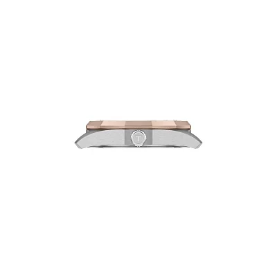 Tissot PRC 100 Lady Solar 34mm Quartz White Dial Rose Gold Bicolor PVD Bracelet T151.822.22.111.00