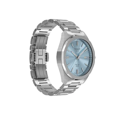 Tissot PRC 100 Solar 39mm Quartz Ice Blue Dial T151.422.11.351.00