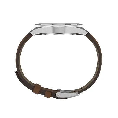 Tissot PRC 100 Solar 39mm Quartz Silver Dial Brown Leather Strap T151.422.16.031.00