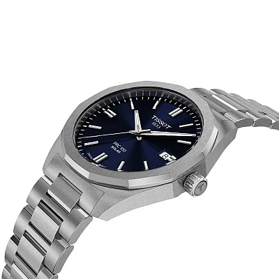 Tissot PRC 100 Solar 39mm Quartz Dark Blue Dial Steel Bracelet T151.422.11.041.00