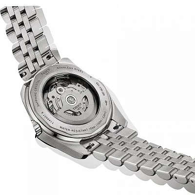 Tissot PR516 Powermatic 80 Black Dial Steel Bracelet T149.407.11.051.00