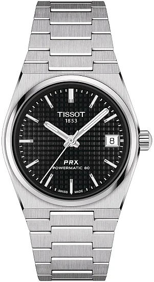 Tissot PRX 35 Powermatic 80 Black Dial T1372071105100