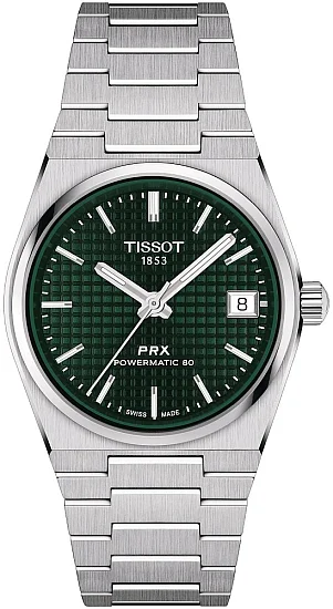 Tissot PRX 35 Powermatic 80 Green Dial T1372071109100