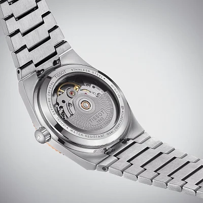 Tissot PRX 35 Powermatic 80 Silver Dial Diamonds 18k Gold Bezel T931.207.41.336.00