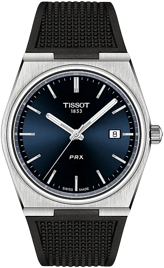 Tissot PRX 40 Blue Dial Black Strap T1374101704100