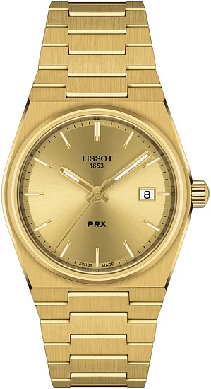 Tissot PRX 35 Full Yellow Gold PVD T1372103302100