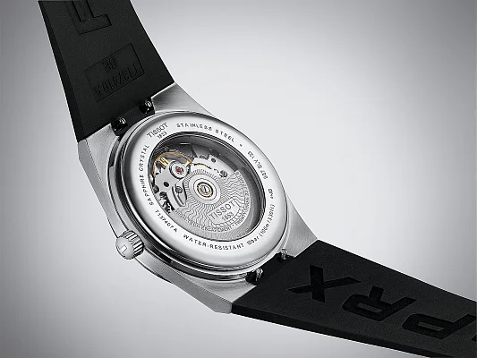 Tissot PRX 40 Powermatic 80 Black Dial Black Strap T137.407.17.051.00