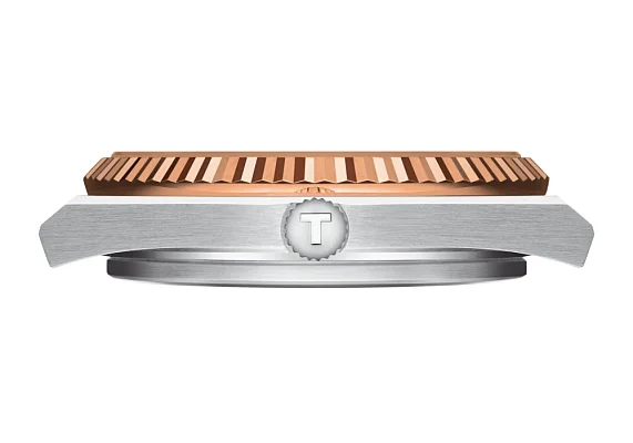 Tissot PRX 40 Powermatic 80 Brown Dial 18k Gold Bezel T931.407.41.291.00