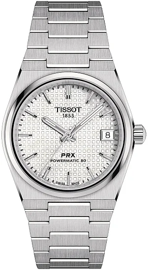 Tissot PRX 35 Powermatic 80 White Dial T1372071111100