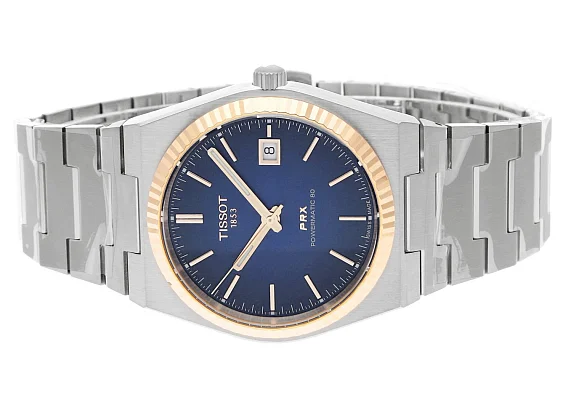 Tissot PRX 40 Powermatic 80 Dark Blue Dial 18k Gold Bezel T931.407.41.041.00