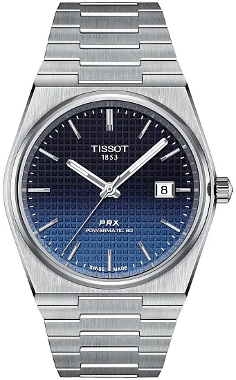 Tissot PRX 40 Powermatic 80 Chameleon Dark Blue Dial T1374071105101