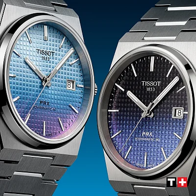 Tissot PRX 40 Powermatic 80 Chameleon Ice Blue Dial T137.407.11.351.01