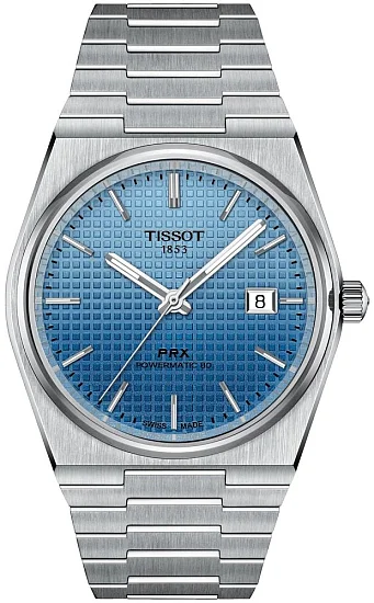 Tissot PRX 40 Powermatic 80 Chameleon Ice Blue Dial T1374071135101