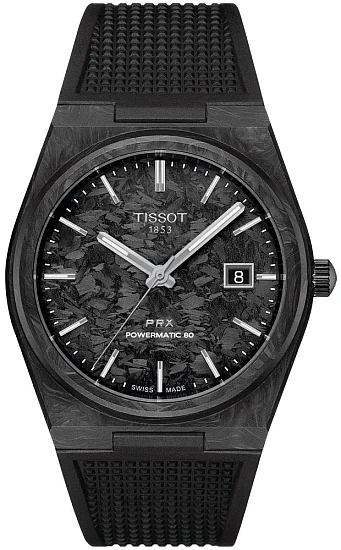 Tissot PRX 40 Powermatic 80 Forged Carbon T1379079720100