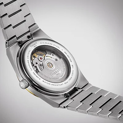 Tissot PRX 40 Powermatic 80 Silver Dial 18k Gold Bezel T931.407.41.031.01