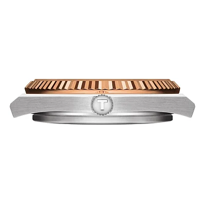 Tissot PRX 40 Powermatic 80 Silver Dial 18k Gold Bezel T931.407.41.031.00