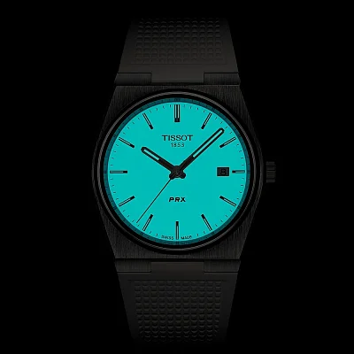 Tissot PRX 40 White SuperLuminova Dial White Strap T137.410.17.011.00