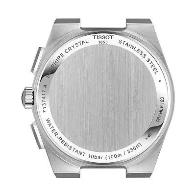 Tissot PRX 41 Chrono Steel Bracelet Silver Dial T137.417.11.031.00