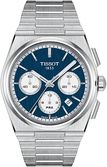 Tissot PRX 42 Automatic Chronograph Blue Dial A05 Valjoux T1374271104100