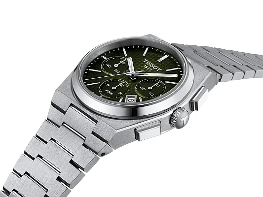 Tissot PRX 42 Automatic Chronograph Green Dial A05 Valjoux T137.427.11.091.00