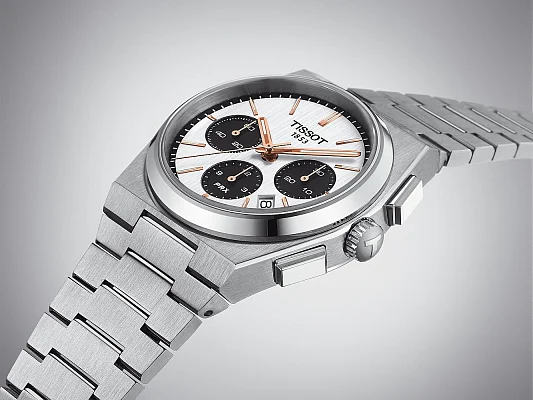 Tissot PRX 42 Automatic Chronograph Panda Dial A05 Valjoux T137.427.11.011.00