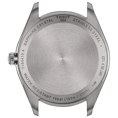 Tissot PR 100 Black Dial Black Leather Strap T150.410.16.051.00