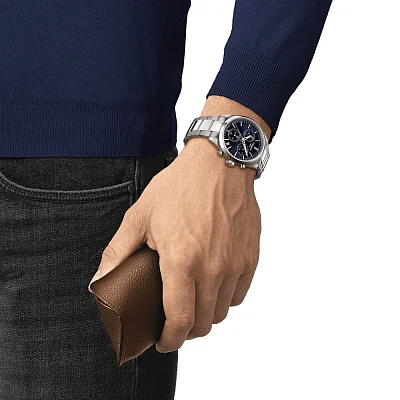 Tissot PR 100 Chrono Dark Blue Dial T150.417.11.041.00