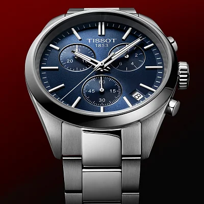 Tissot PR 100 Chrono Dark Blue Dial T150.417.11.041.00