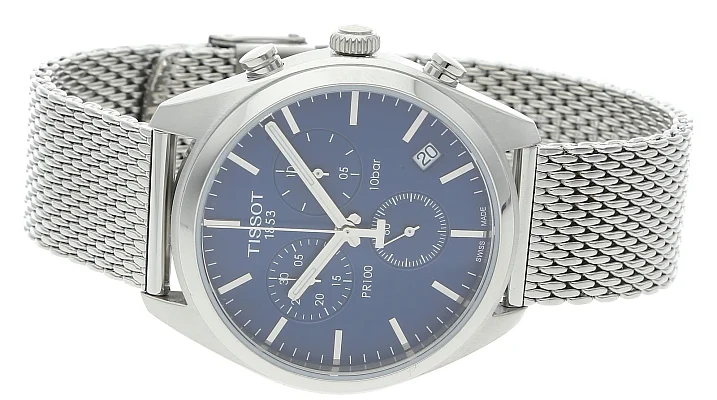 Tissot PR 100 Chrono Mesh Blue T101.417.11.041.00