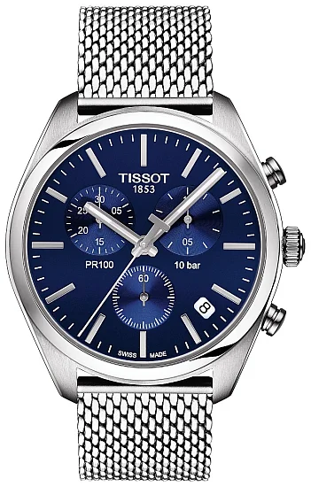 Tissot PR 100 Chrono Mesh Blue T1014171104100