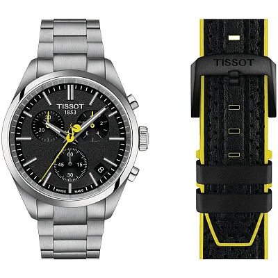 Tissot PR 100 Chrono Tour de France Cycling 2026 Special Edition Set T150.417.11.051.00