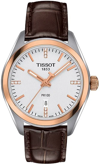 Tissot PR 100 Lady Diamonds PVD T1012102603600