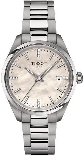 Tissot PR 100 Lady Pearl Dial Diamonds T1502101111600