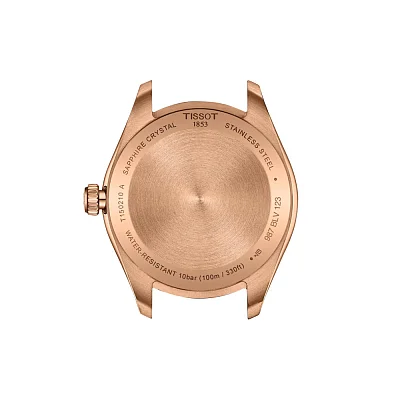 Tissot PR 100 Lady Pearl Dial Rose Gold PVD T150.210.33.111.00