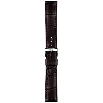 Tissot PR 100 Silver Dial Dark-Brown Leather Strap T150.410.16.031.00