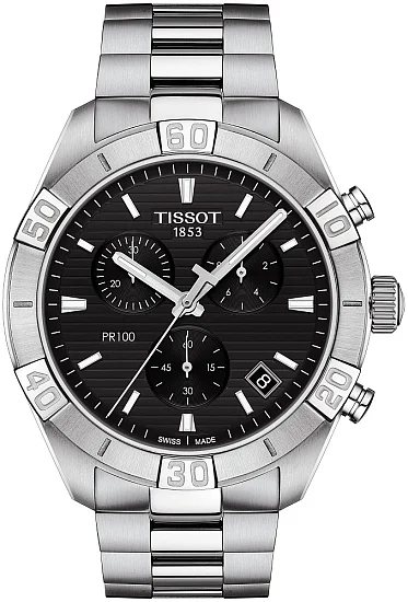 Tissot PR 100 Sport Chrono Black Dial T1016171105100